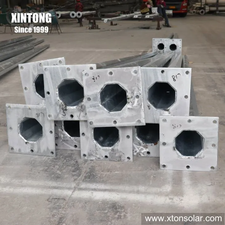 Verzinkter achteckiger Pol