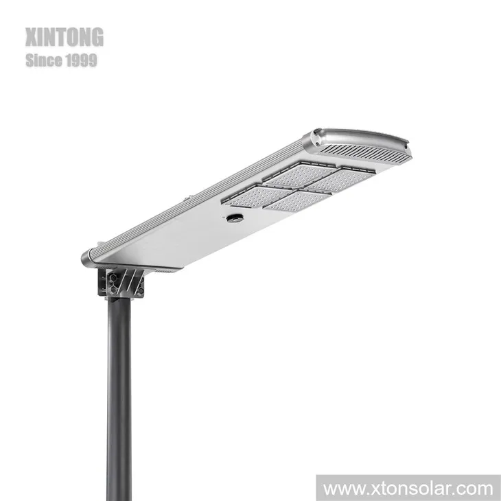 Günstiger Preis Integrierte LED-Solarstraßenlaterne für den Außenbereich mit 30W 40W 50W 60W Bewegungsmelder-Licht